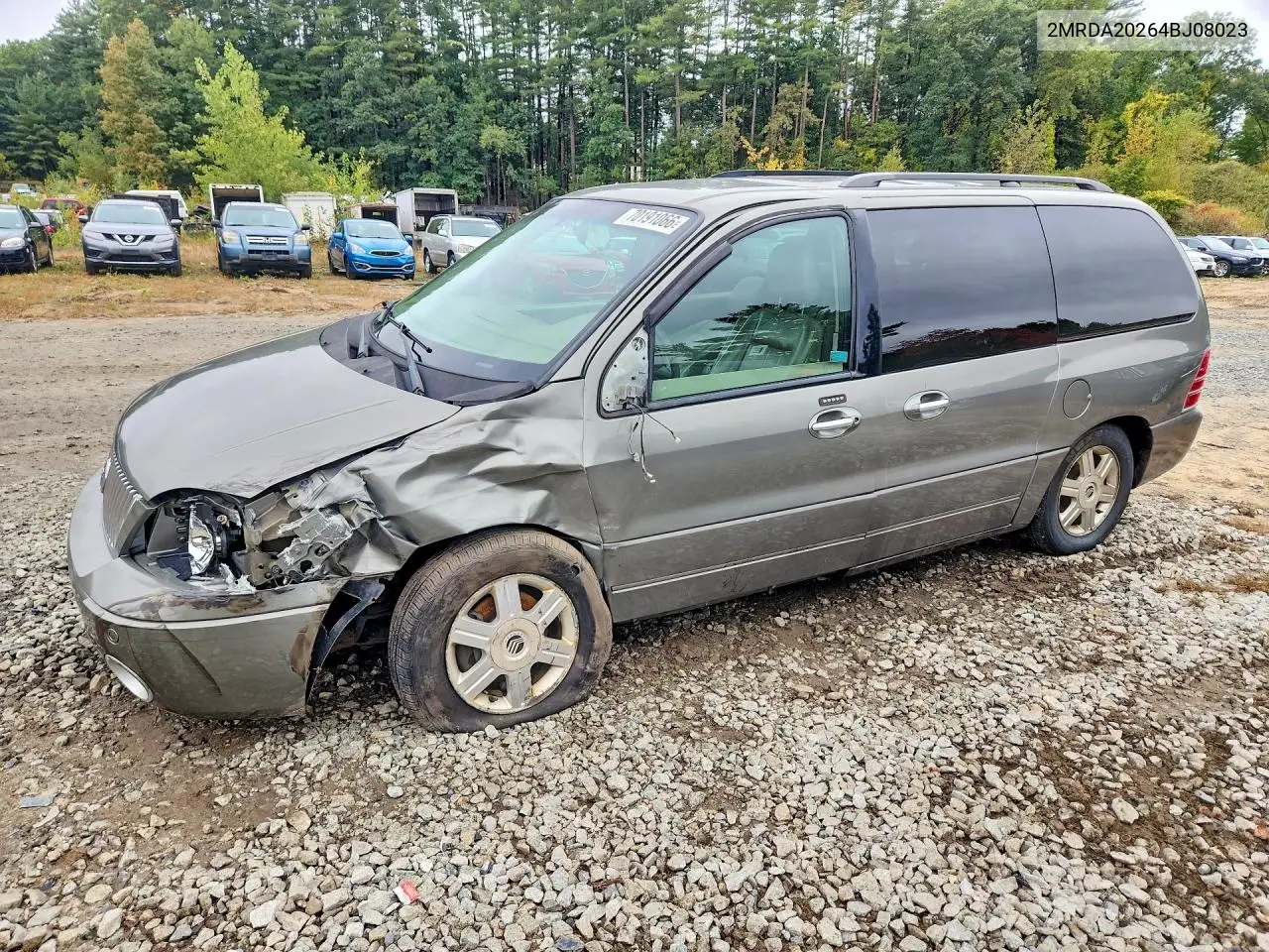 MERCURY MONTEREY 2004, VIN 2MRDA20264BJ08023