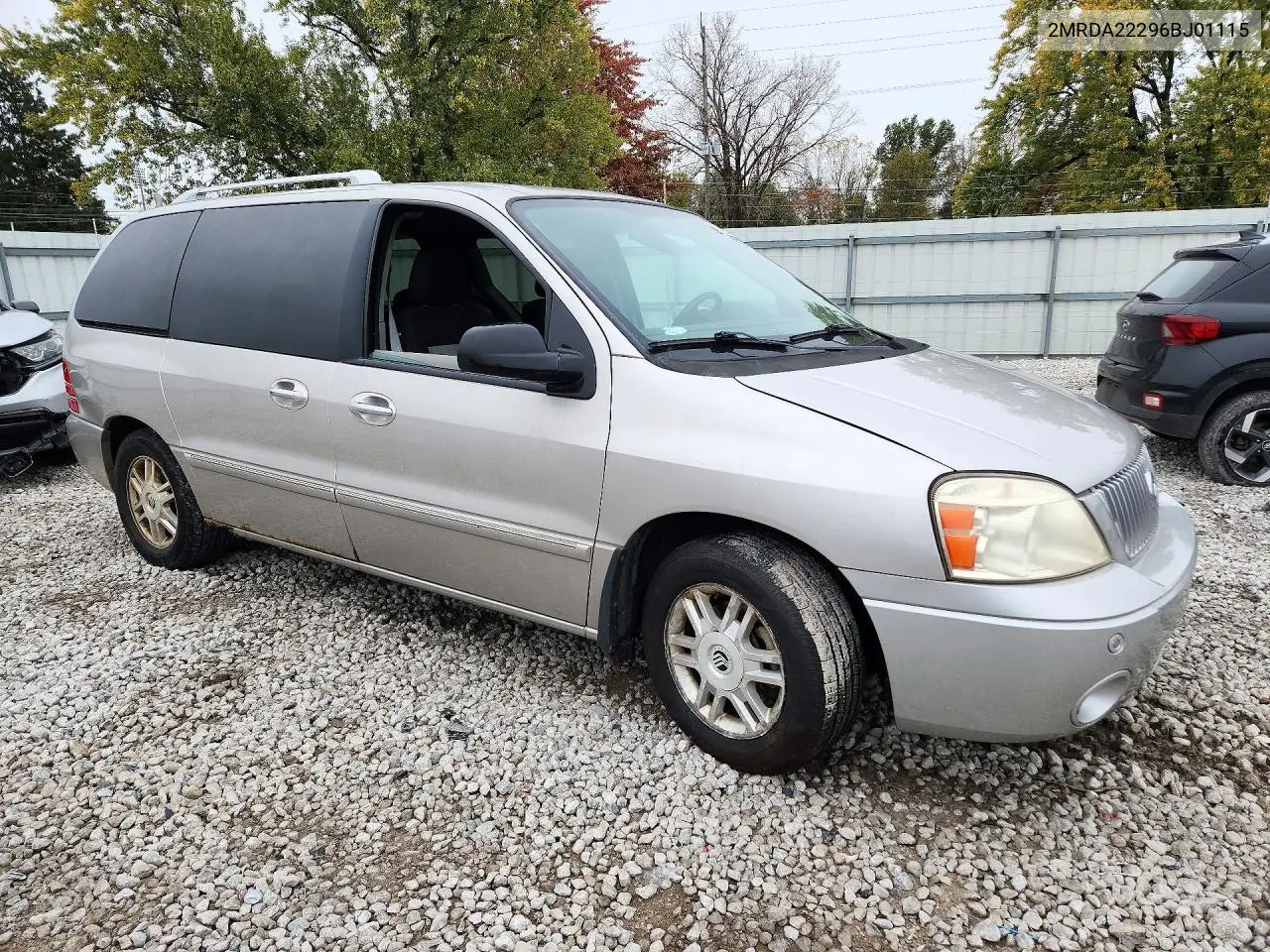 2006 MERCURY MONTEREY VIN 2MRDA22296BJ01115 — фото 4