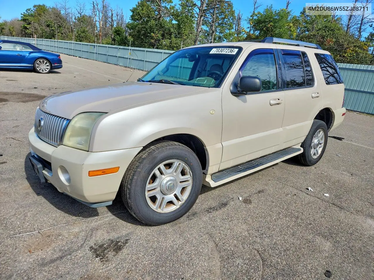MERCURY MOUNTAINEER 2005, VIN 4M2DU86W55ZJ08711