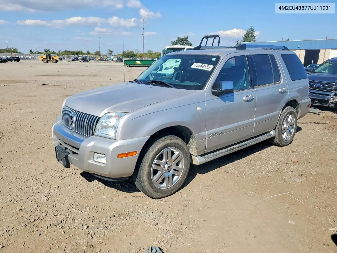 MERCURY MOUNTAINEER 2007, VIN 4M2EU48877UJ11931
