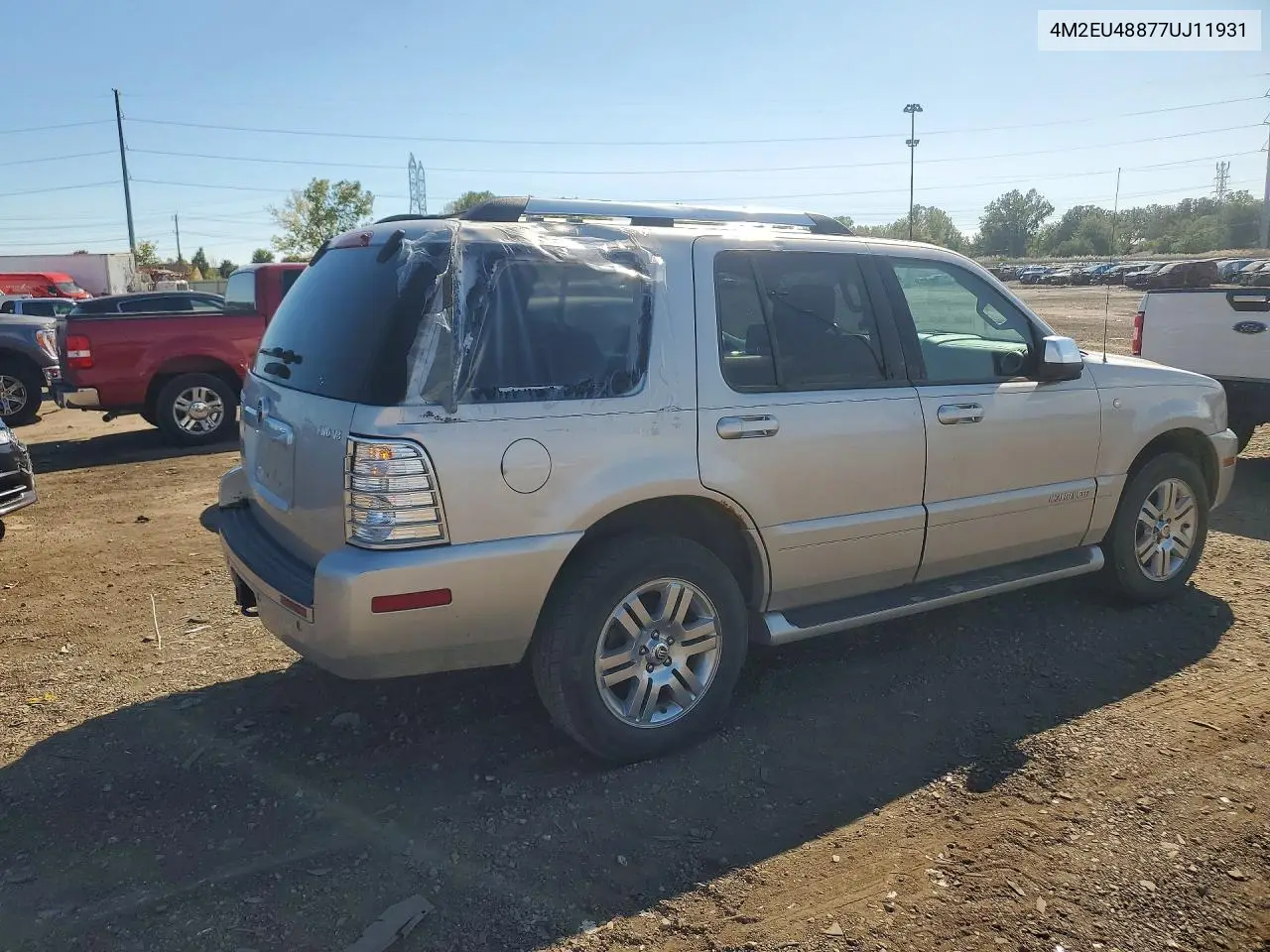 2007 MERCURY MOUNTAINEER VIN 4M2EU48877UJ11931 — фото 3