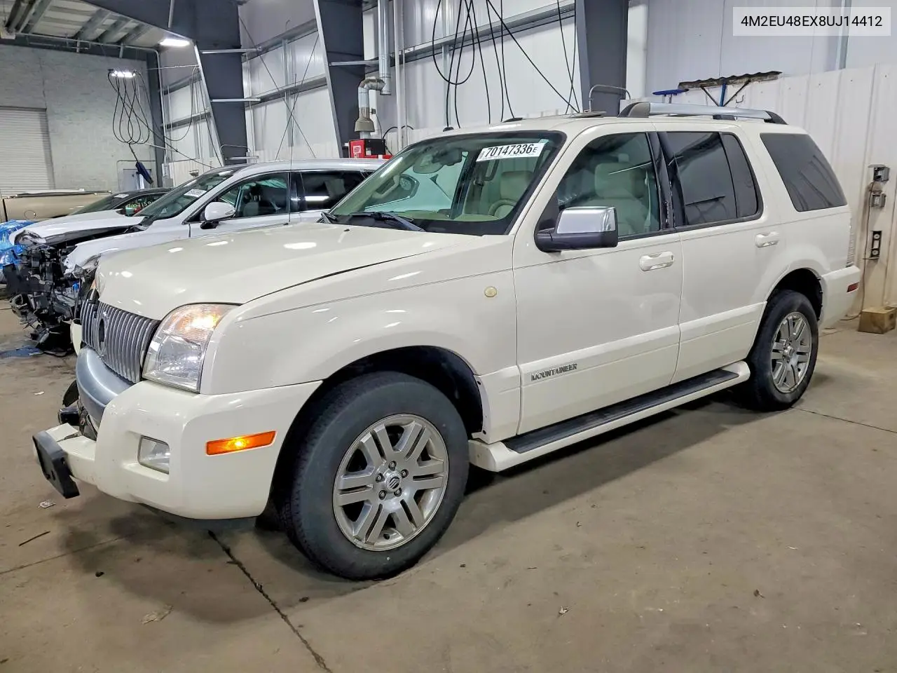 MERCURY MOUNTAINEER 2008, VIN 4M2EU48EX8UJ14412