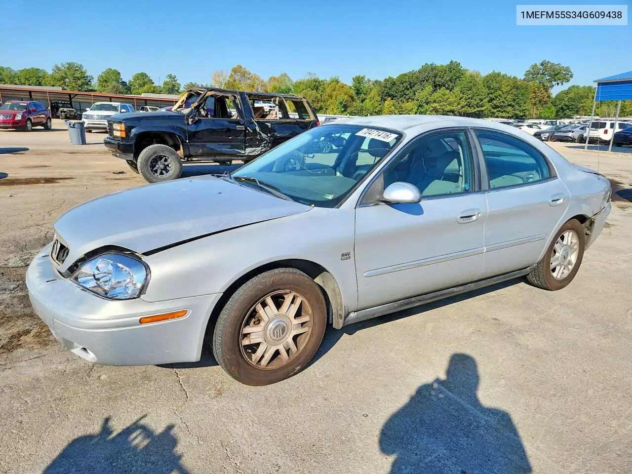 MERCURY SABLE 2004, VIN 1MEFM55S34G609438