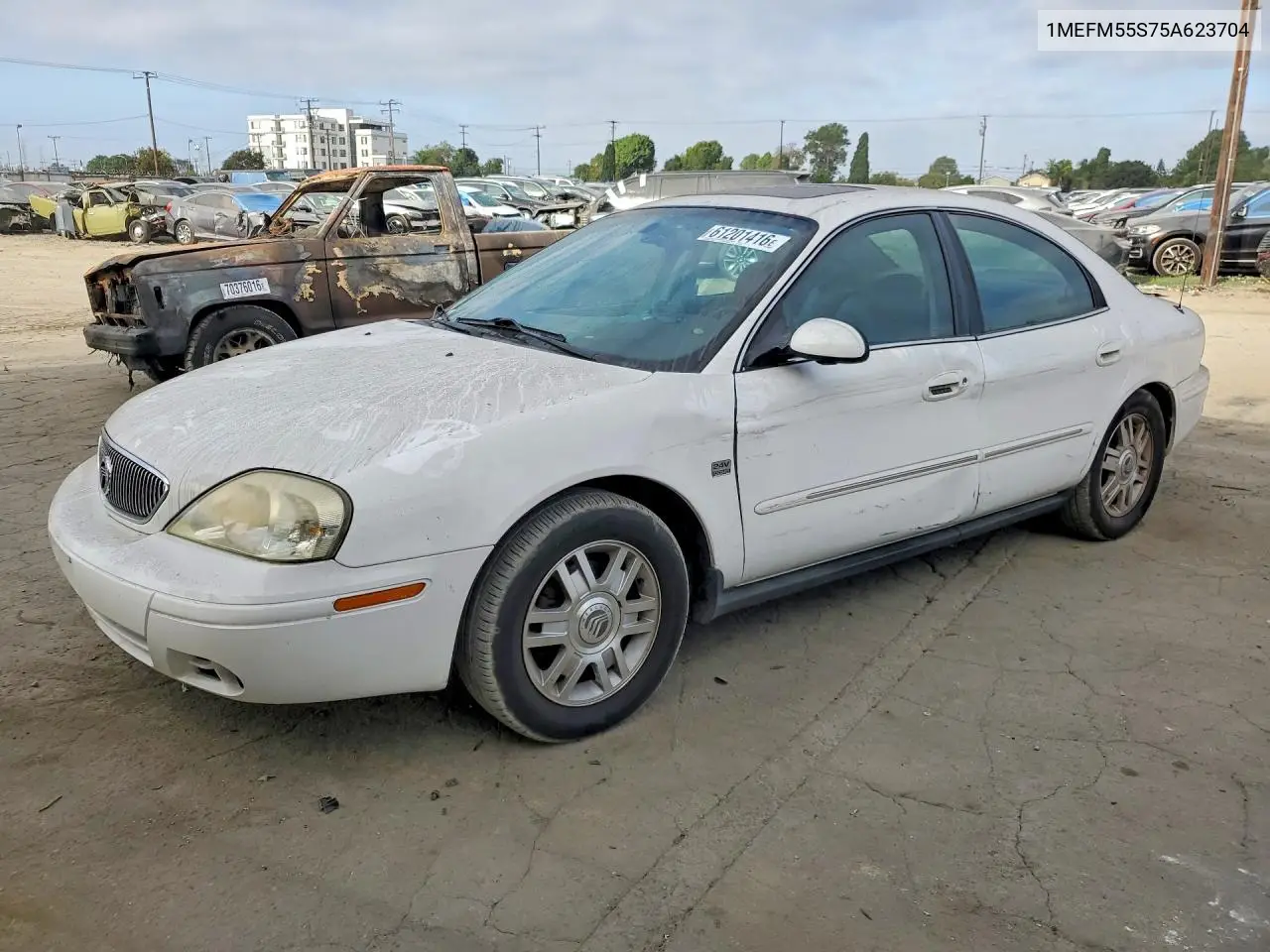 MERCURY SABLE 2005, VIN 1MEFM55S75A623704