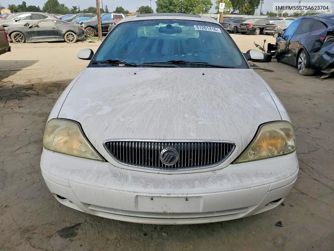 2005 MERCURY SABLE VIN 1MEFM55S75A623704 — фото 5