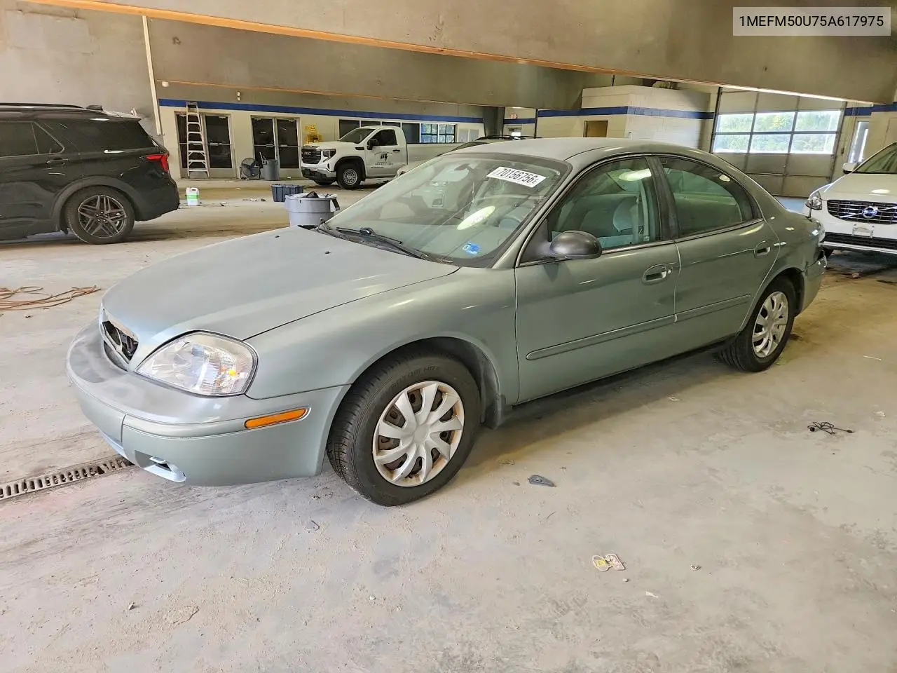 MERCURY SABLE 2005, VIN 1MEFM50U75A617975