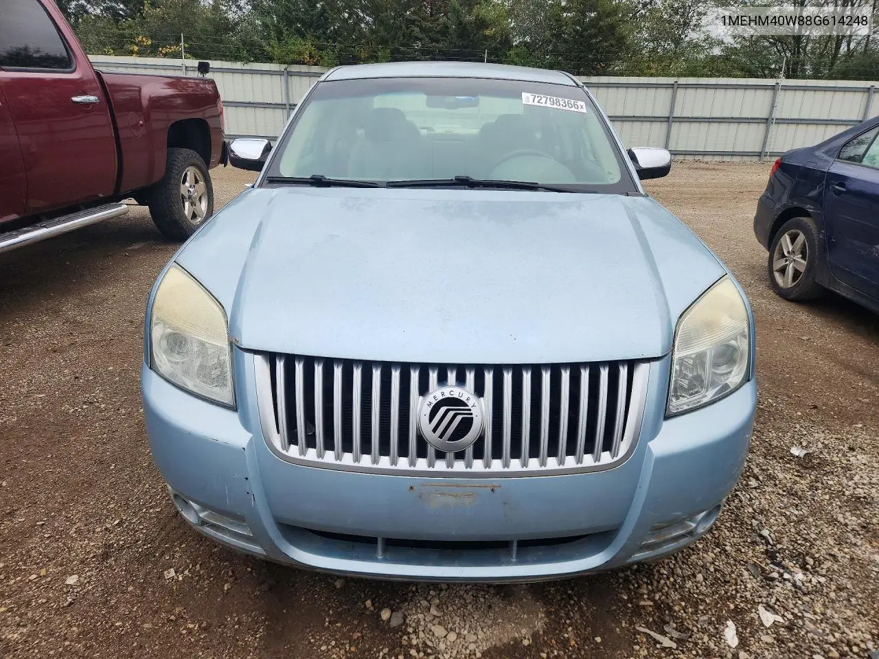 2008 MERCURY SABLE VIN 1MEHM40W88G614248 — фото 5