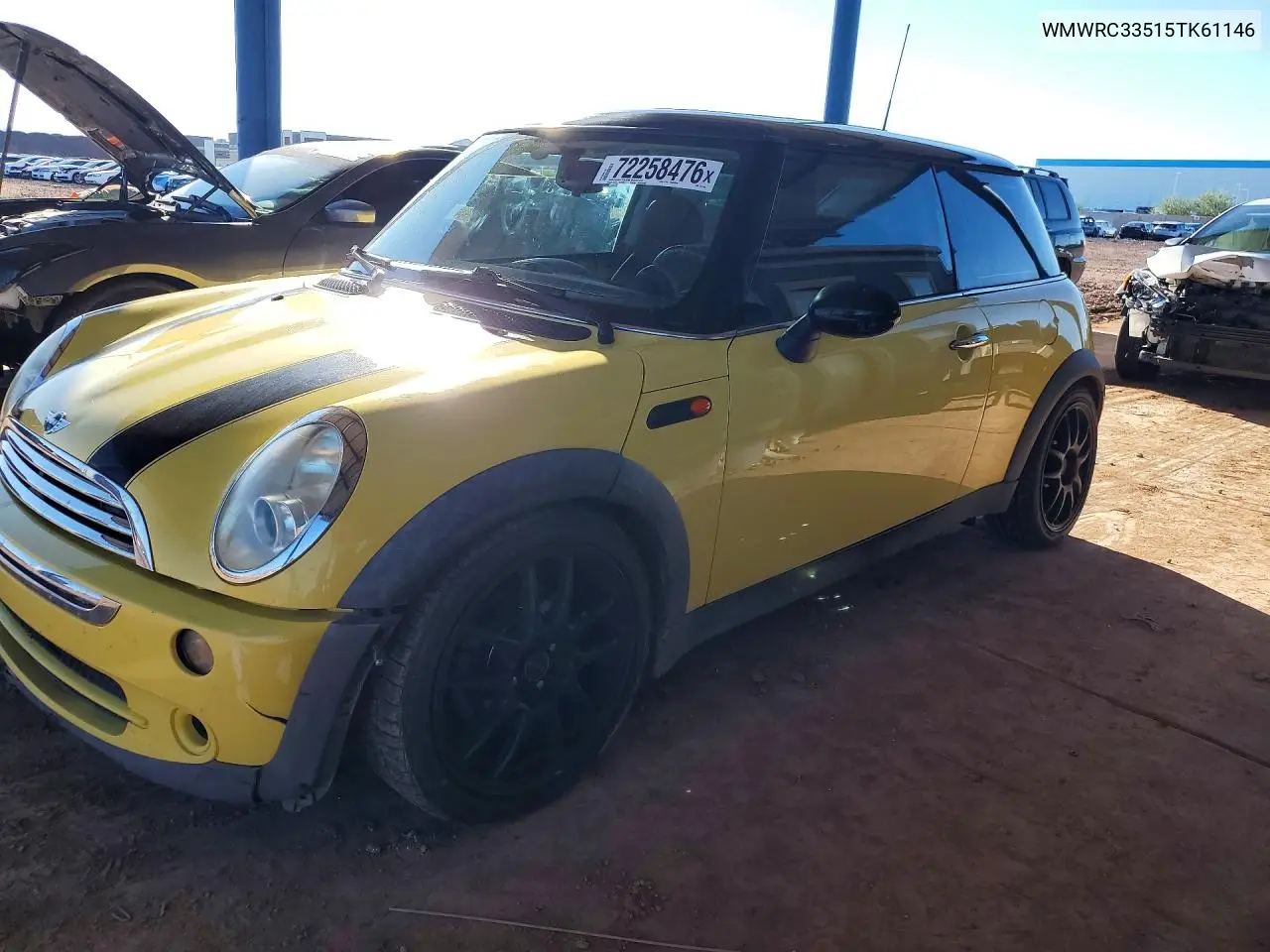 MINI COOPER 2005, VIN WMWRC33515TK61146