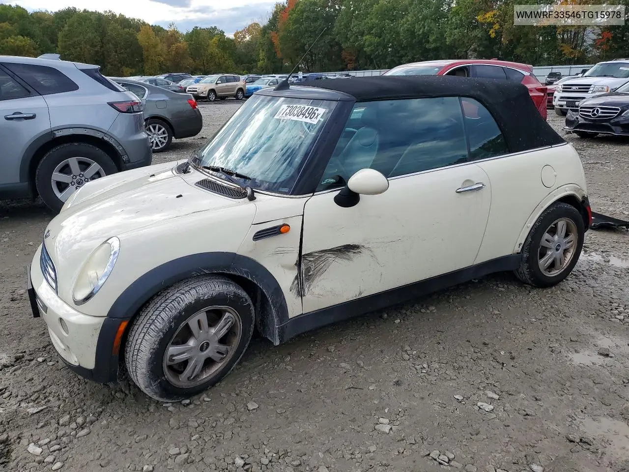 MINI COOPER 2006, VIN WMWRF33546TG15978