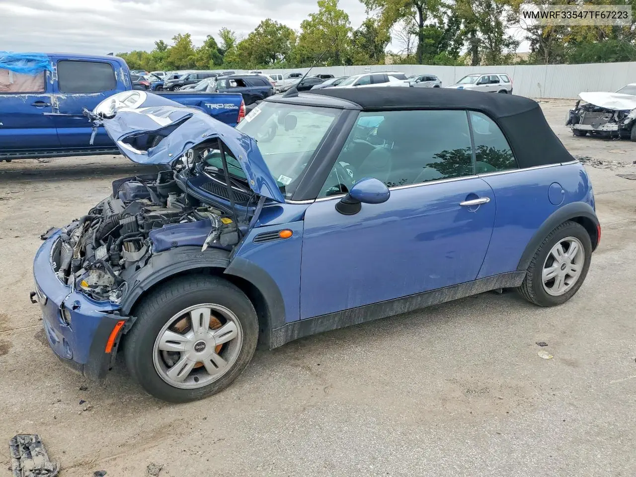 MINI COOPER 2007, VIN WMWRF33547TF67223