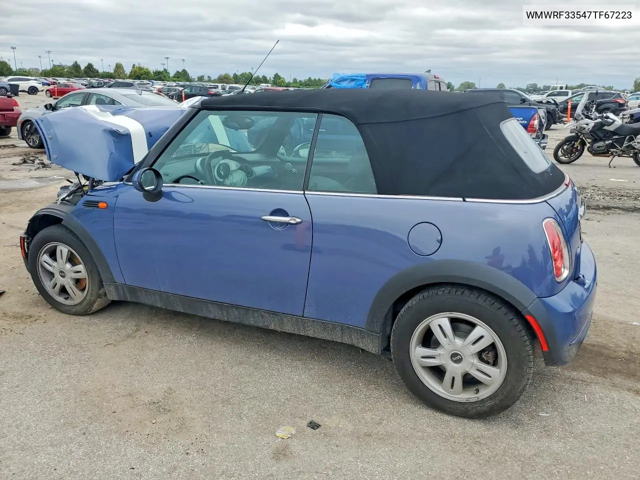 2007 MINI COOPER VIN WMWRF33547TF67223 — фото 2