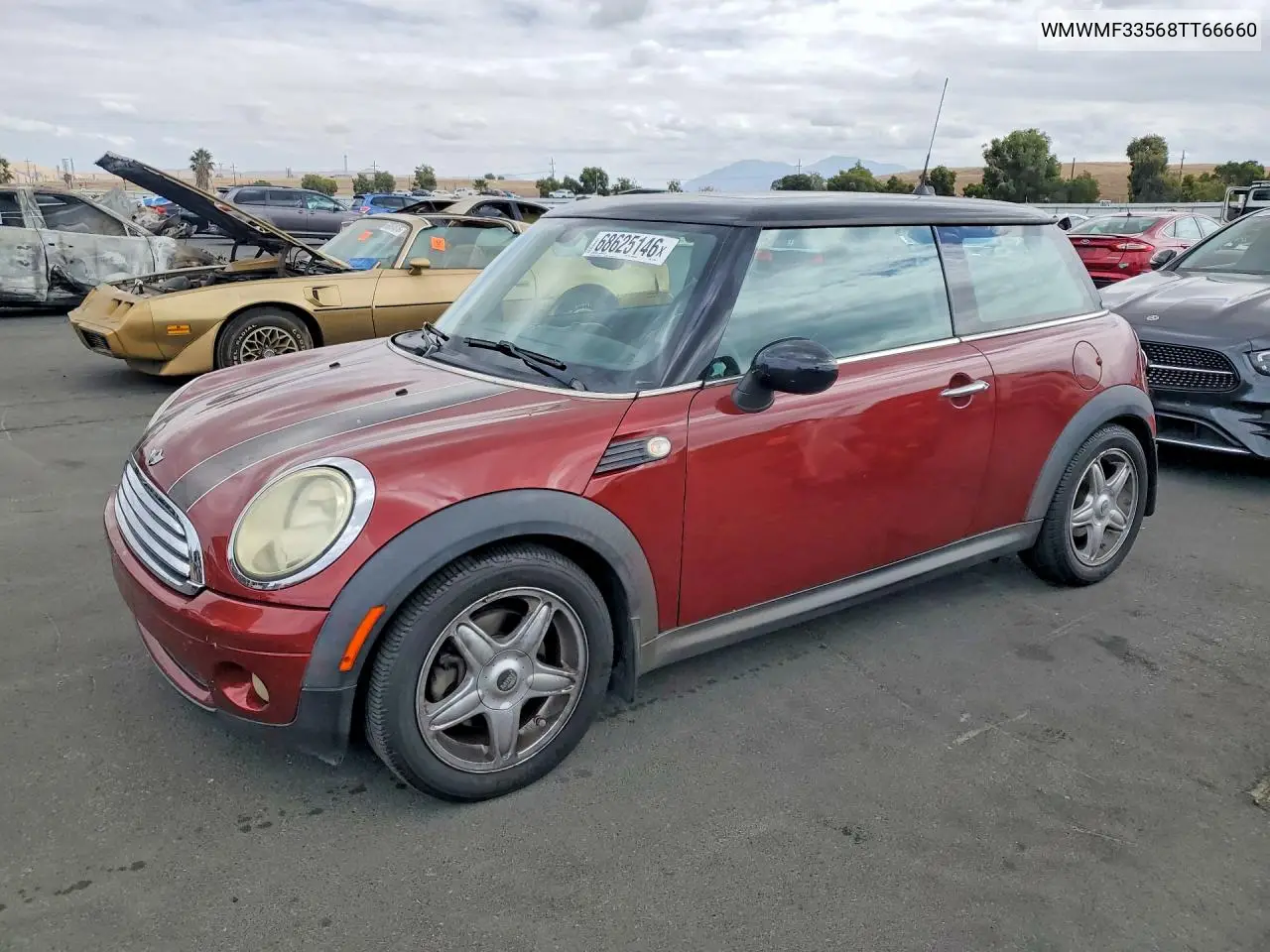 MINI COOPER 2008, VIN WMWMF33568TT66660