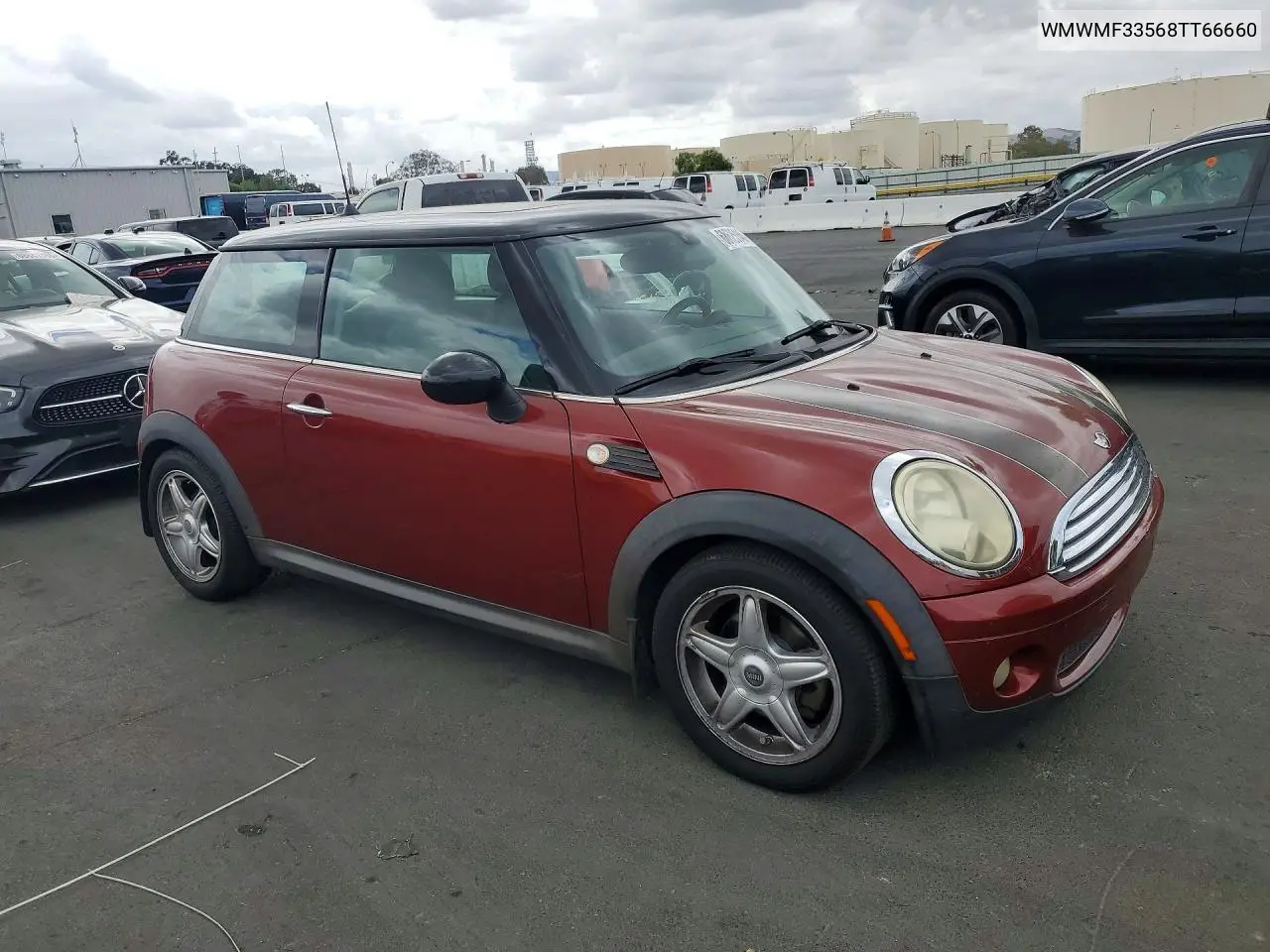 2008 MINI COOPER VIN WMWMF33568TT66660 — фото 4