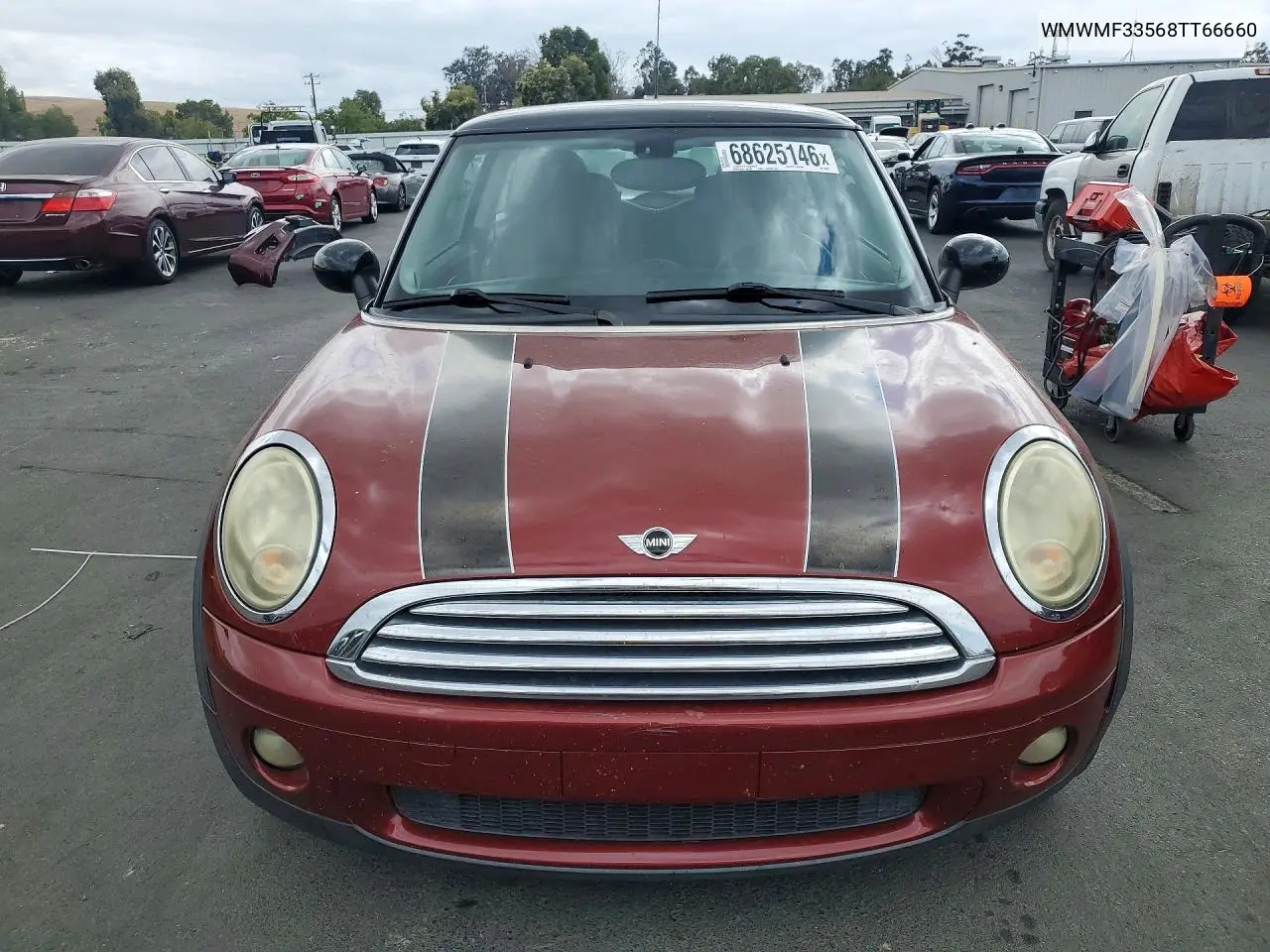 2008 MINI COOPER VIN WMWMF33568TT66660 — фото 5