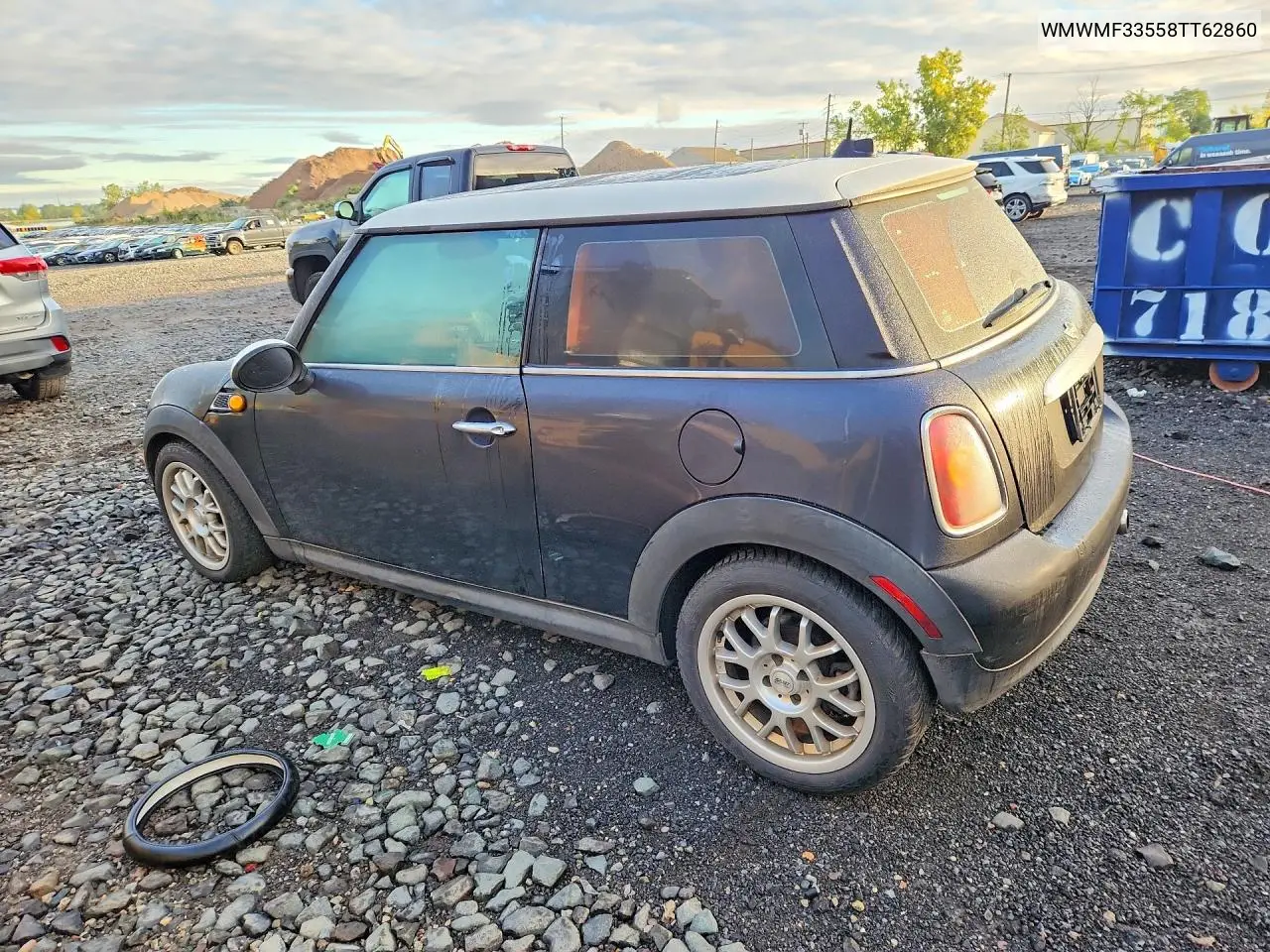 2008 MINI COOPER VIN WMWMF33558TT62860 — фото 2
