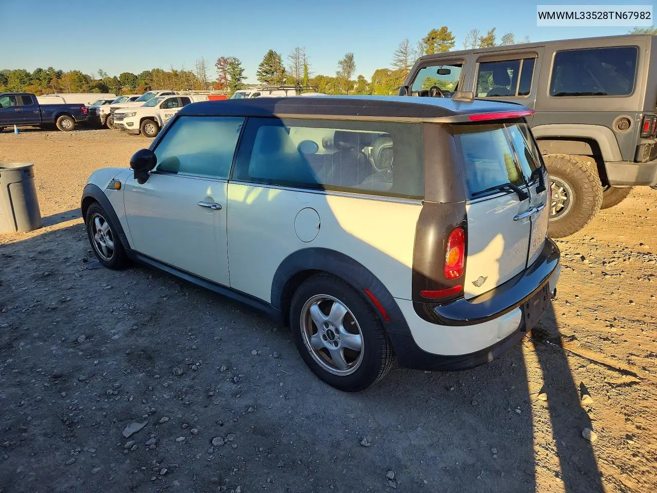 2008 MINI COOPER VIN WMWML33528TN67982 — фото 2
