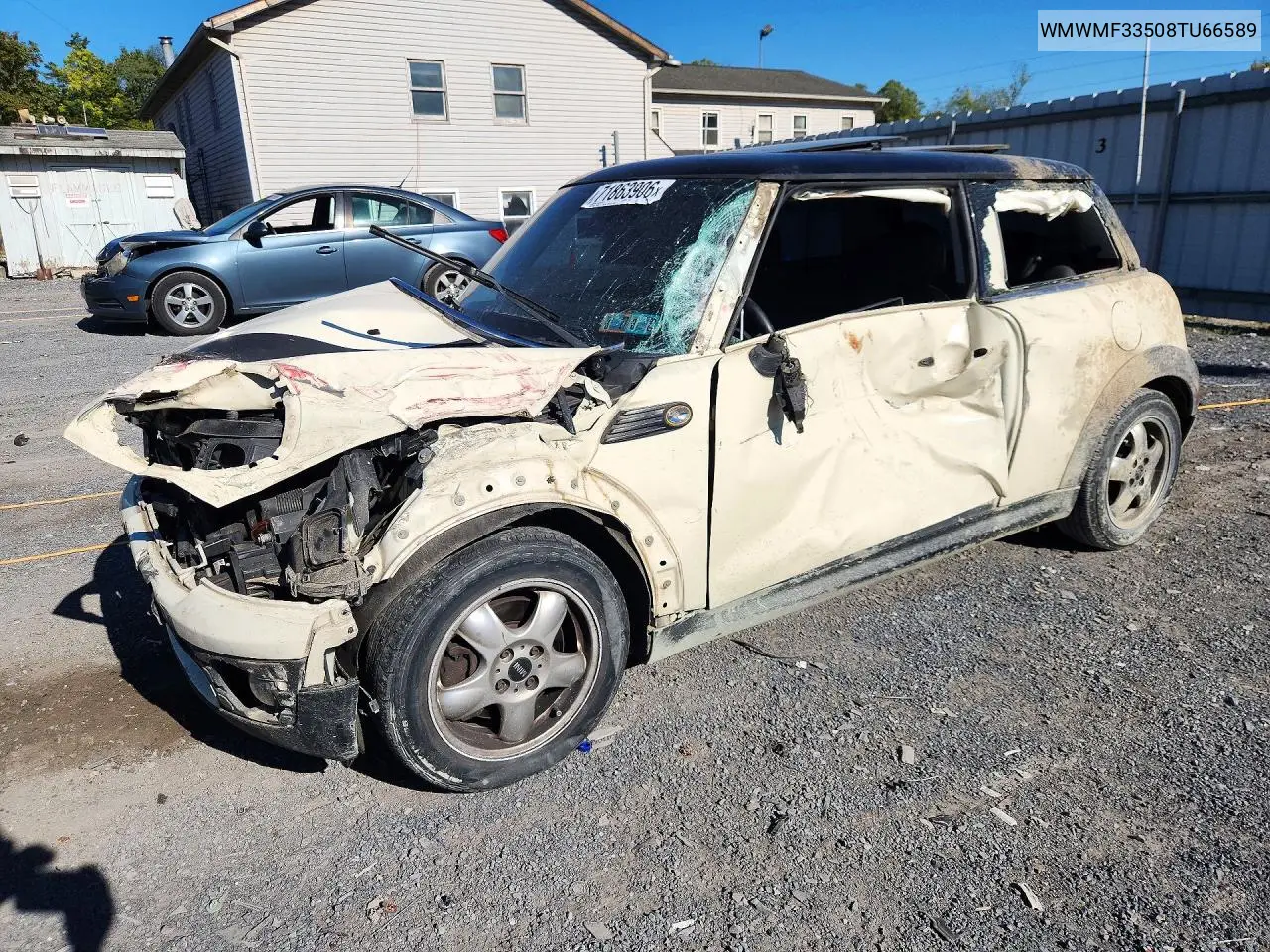 MINI COOPER 2008, VIN WMWMF33508TU66589