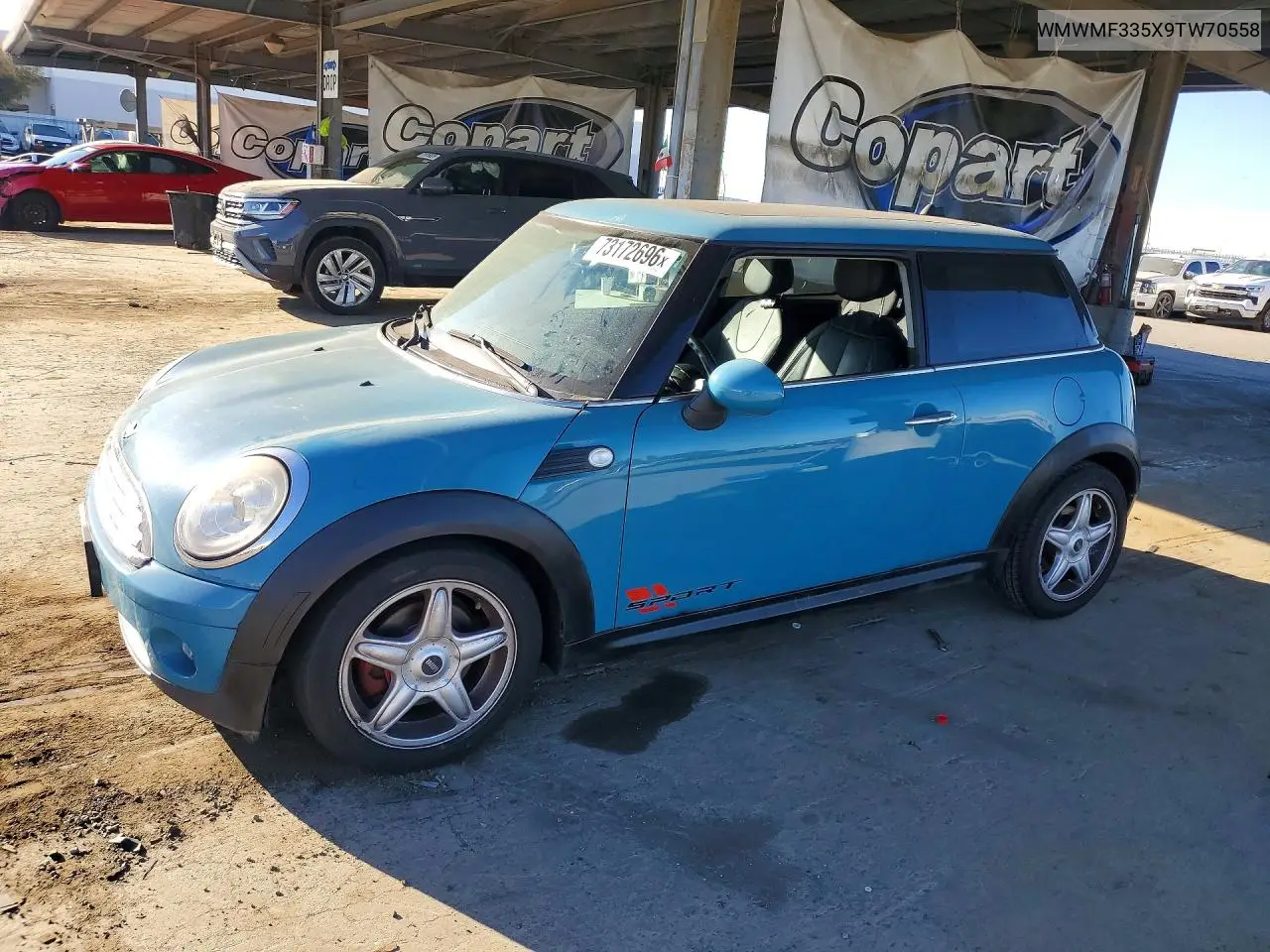 MINI COOPER 2009, VIN WMWMF335X9TW70558