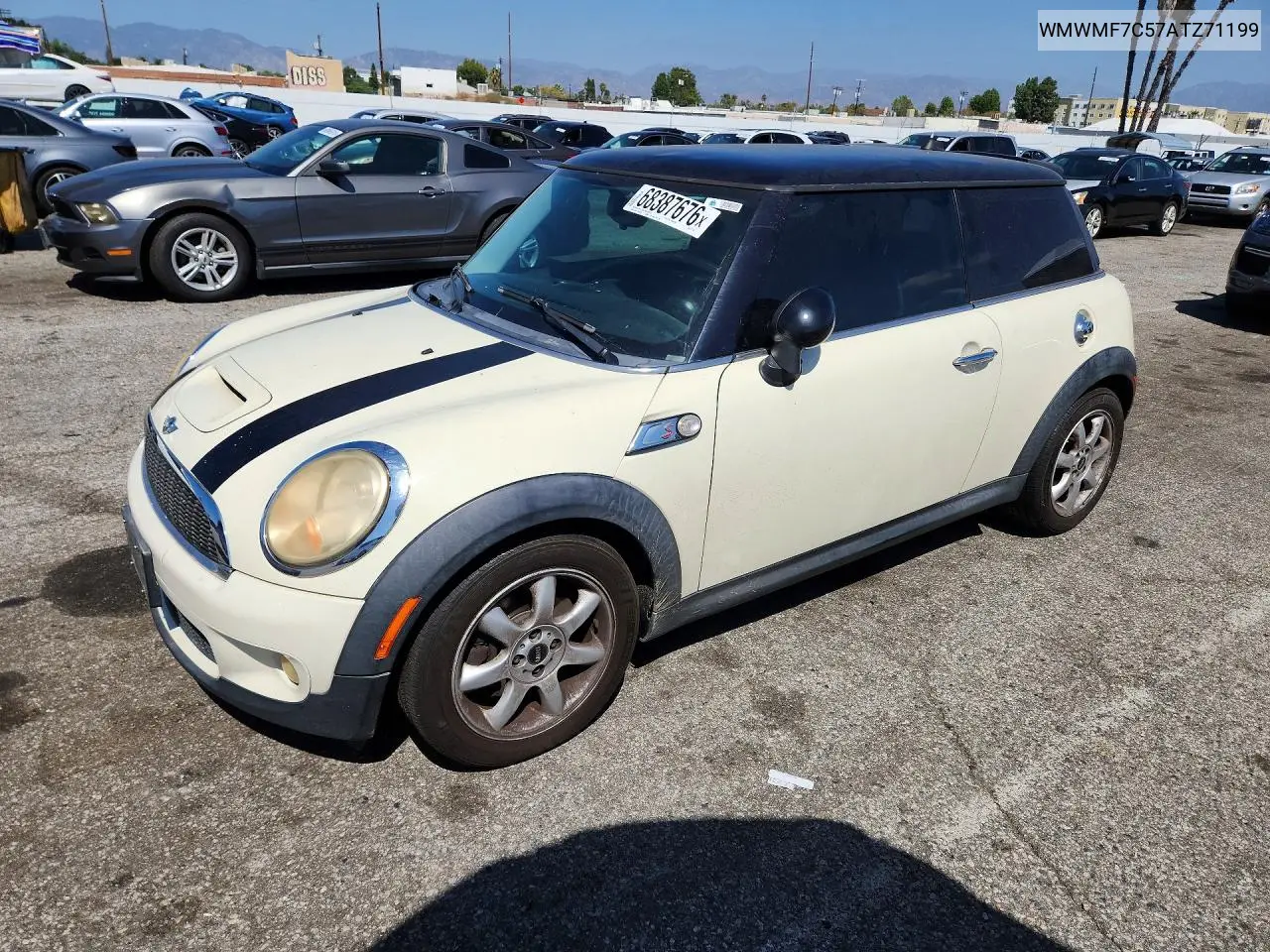 MINI COOPER 2010, VIN WMWMF7C57ATZ71199