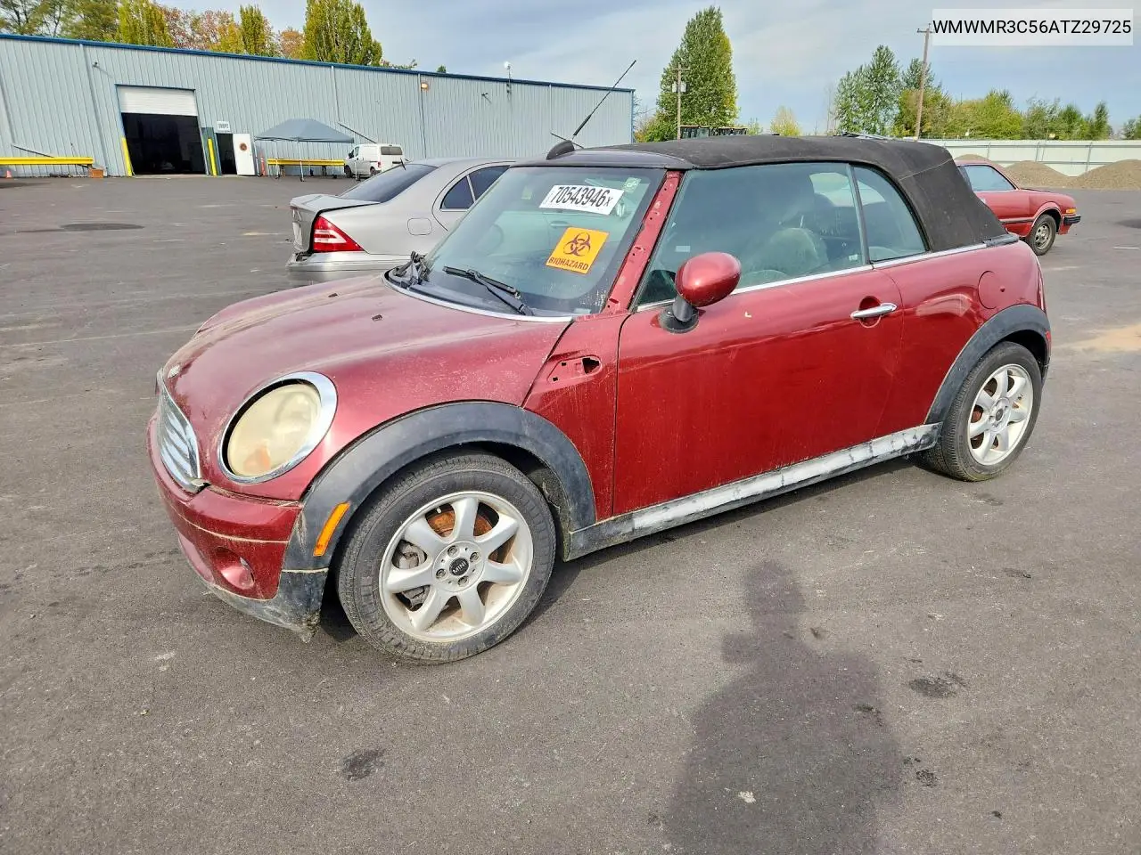 MINI COOPER 2010, VIN WMWMR3C56ATZ29725