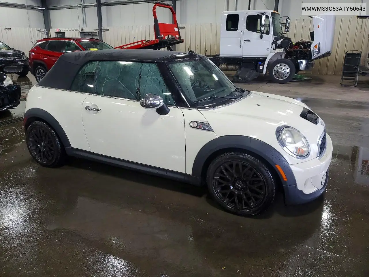 2010 MINI COOPER VIN WMWMS3C53ATY50643 — фото 4