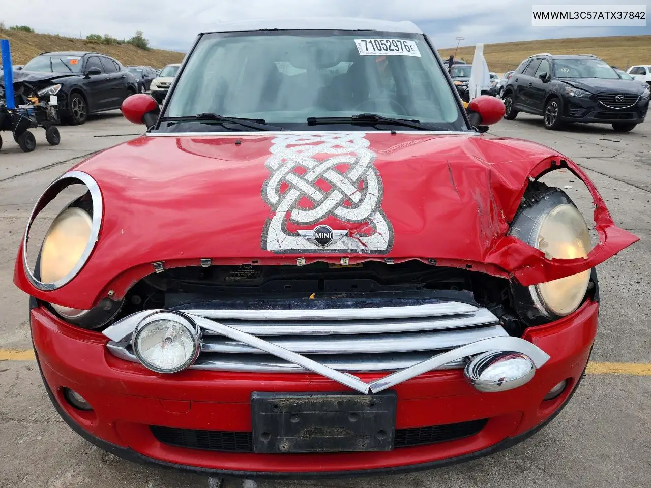 2010 MINI COOPER VIN WMWML3C57ATX37842 — фото 5