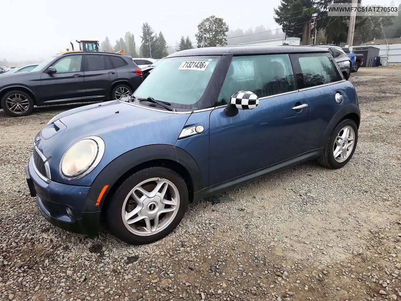 MINI COOPER 2010, VIN WMWMF7C51ATZ70503