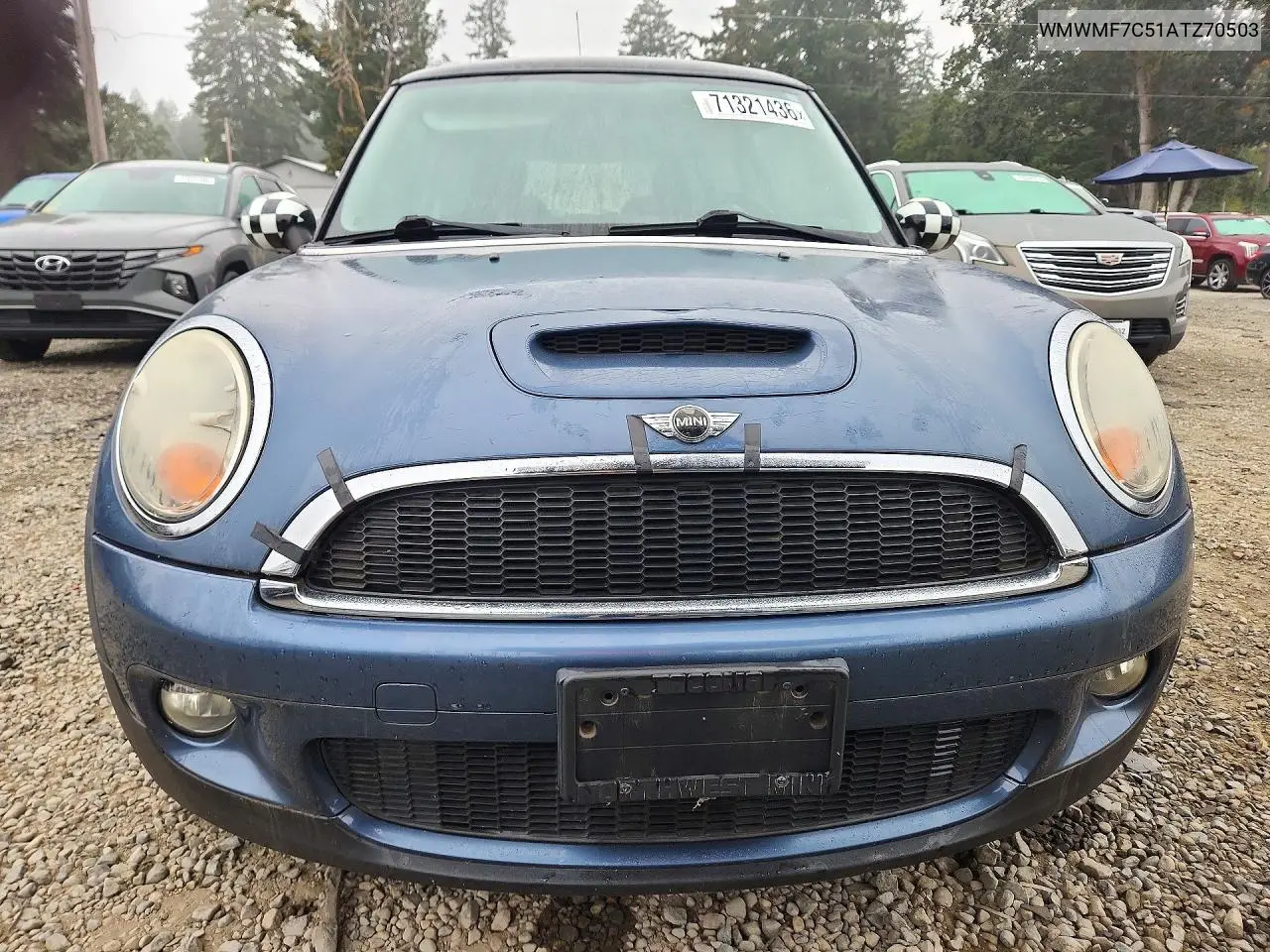 2010 MINI COOPER VIN WMWMF7C51ATZ70503 — фото 5