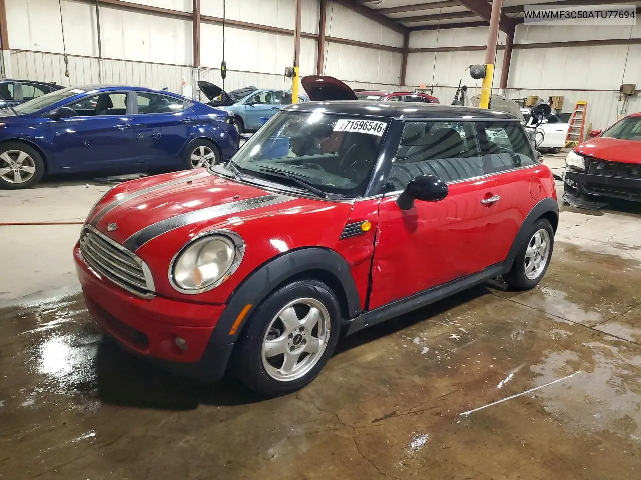 MINI COOPER 2010, VIN WMWMF3C50ATU77694