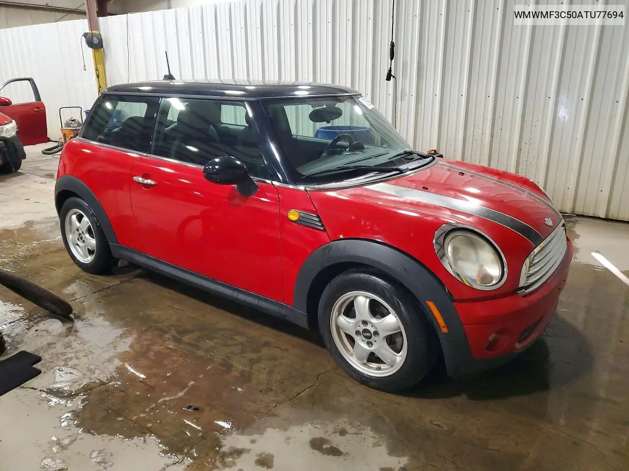 2010 MINI COOPER VIN WMWMF3C50ATU77694 — фото 4