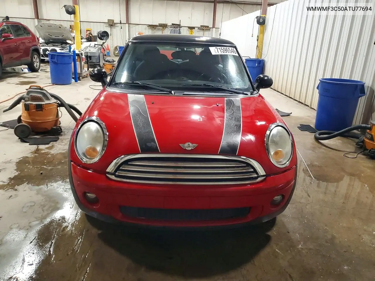 2010 MINI COOPER VIN WMWMF3C50ATU77694 — фото 5