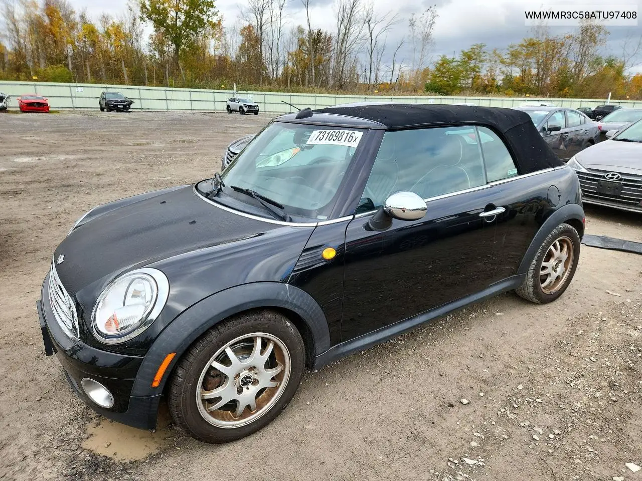 MINI COOPER 2010, VIN WMWMR3C58ATU97408