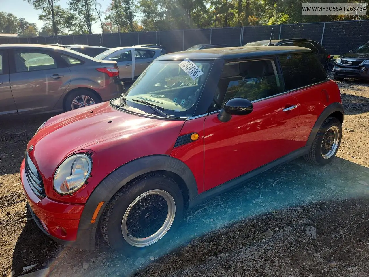 MINI COOPER 2010, VIN WMWMF3C56ATZ63734