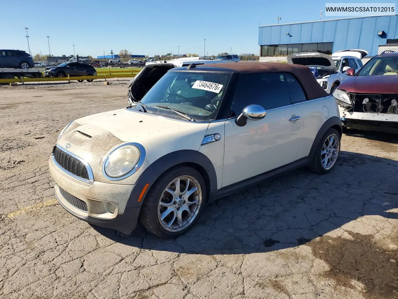 MINI COOPER 2010, VIN WMWMS3C53AT012015