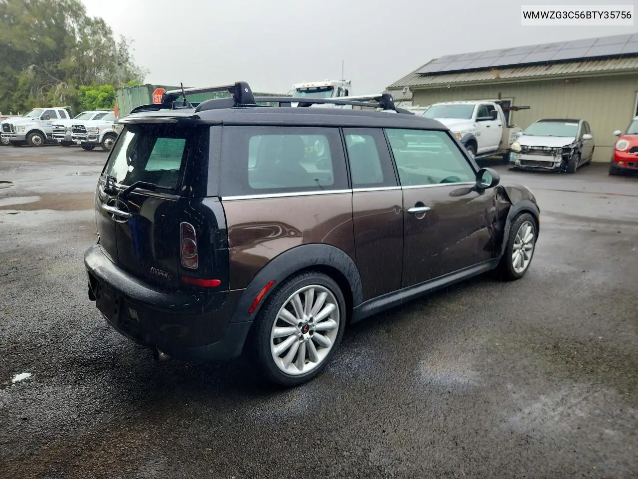 2011 MINI COOPER VIN WMWZG3C56BTY35756 — фото 3