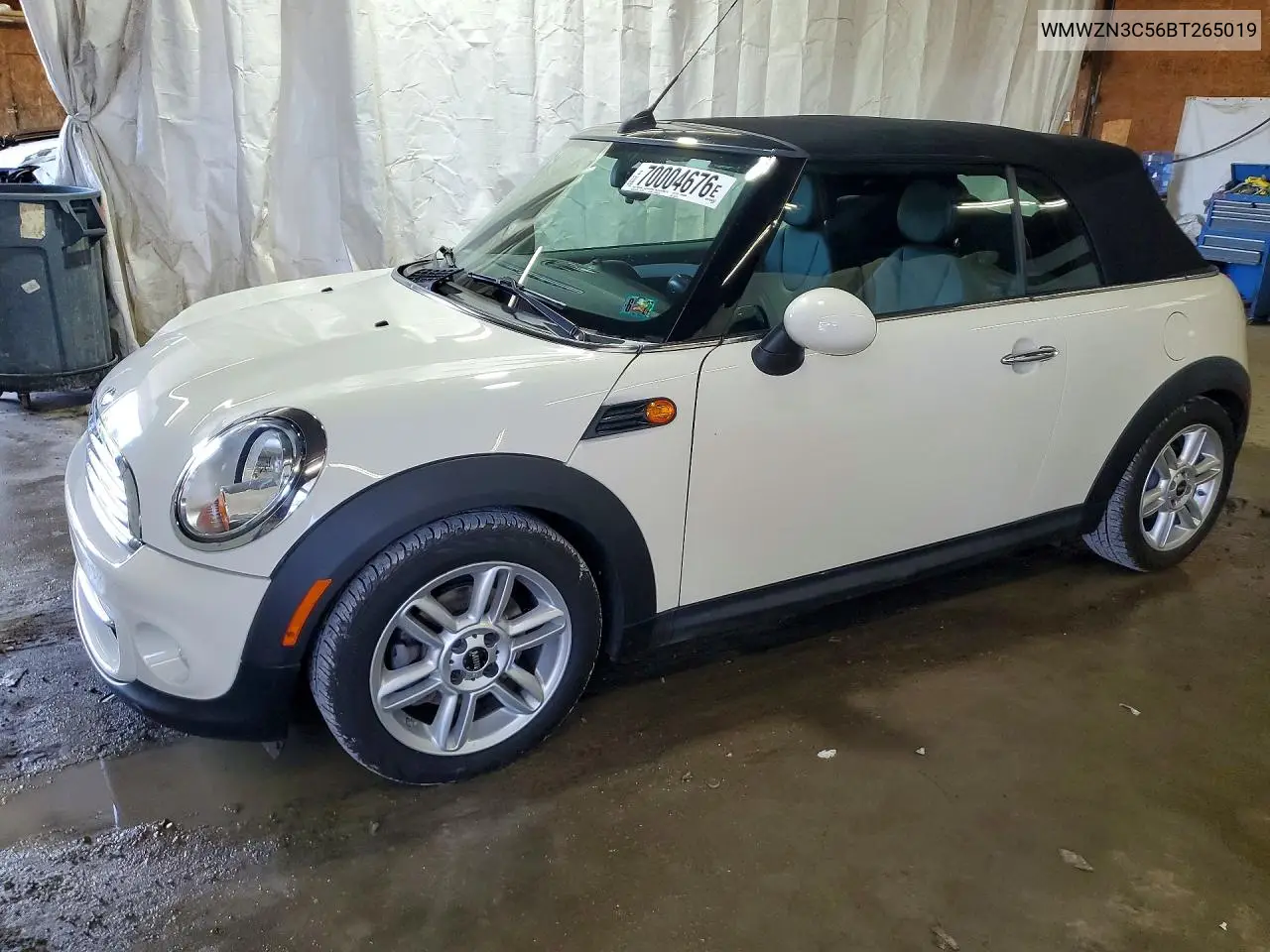 MINI COOPER 2011, VIN WMWZN3C56BT265019