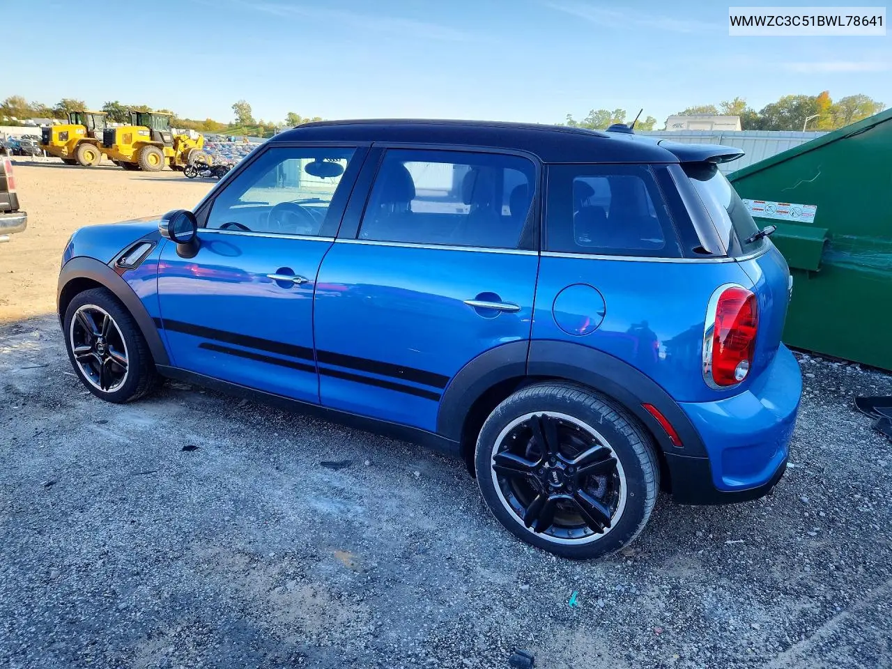 2011 MINI COOPER VIN WMWZC3C51BWL78641 — фото 2