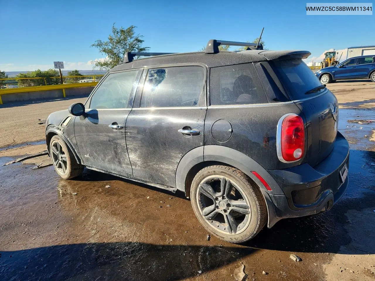 2011 MINI COOPER VIN WMWZC5C58BWM11341 — фото 2