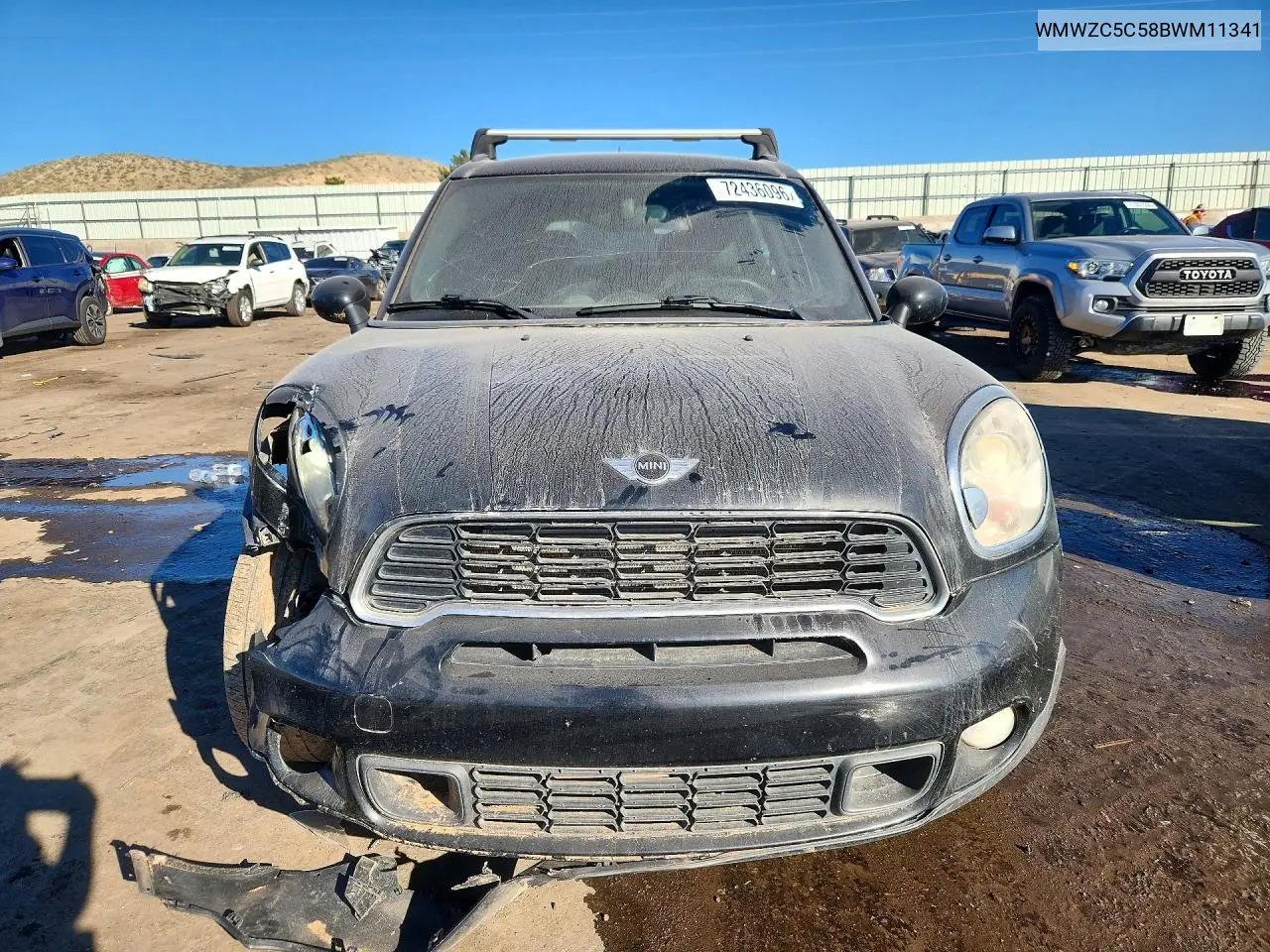 2011 MINI COOPER VIN WMWZC5C58BWM11341 — фото 5