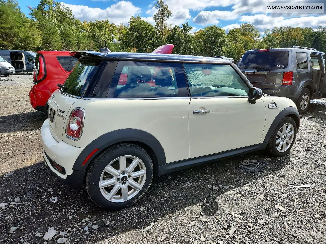 2011 MINI COOPER VIN WMWSV3C51BTY14014 — фото 3
