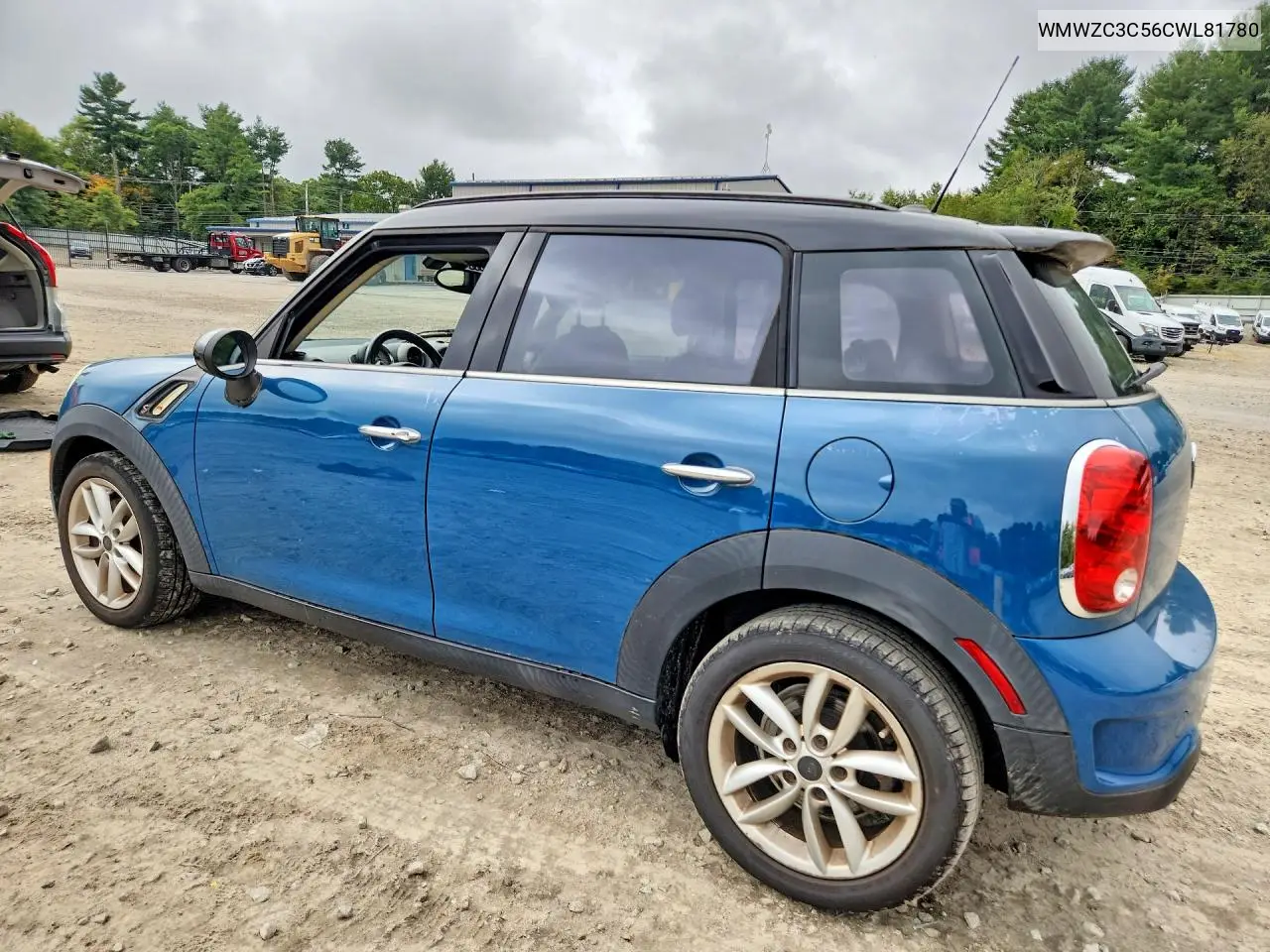 2012 MINI COOPER VIN WMWZC3C56CWL81780 — фото 2