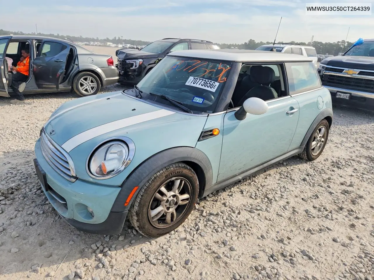 MINI COOPER 2012, VIN WMWSU3C50CT264339