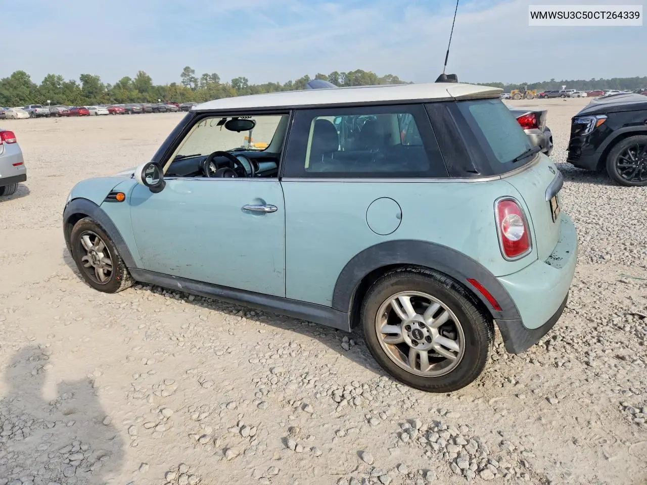 2012 MINI COOPER VIN WMWSU3C50CT264339 — фото 2