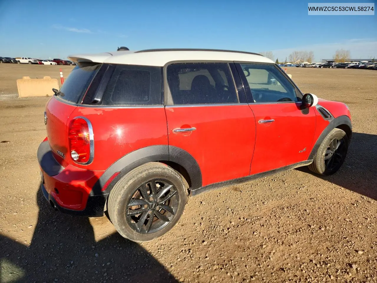 2012 MINI COOPER VIN WMWZC5C53CWL58274 — фото 3