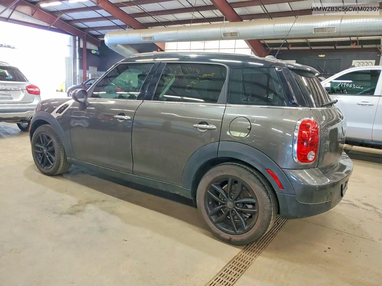 2012 MINI COOPER VIN WMWZB3C56CWM02307 — фото 2