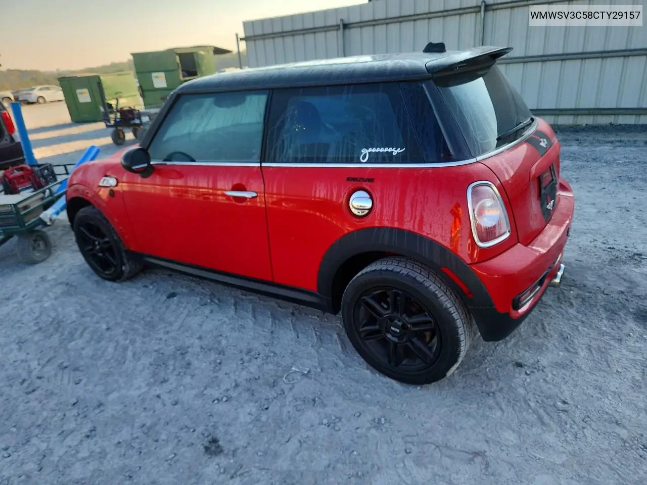 2012 MINI COOPER VIN WMWSV3C58CTY29157 — фото 2