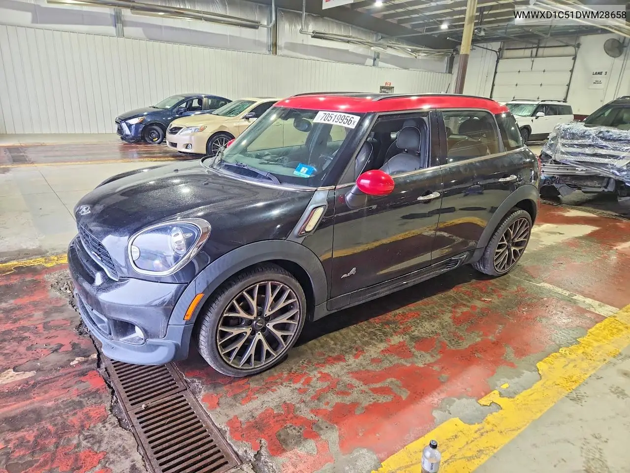 MINI COOPER 2013, VIN WMWXD1C51DWM28658
