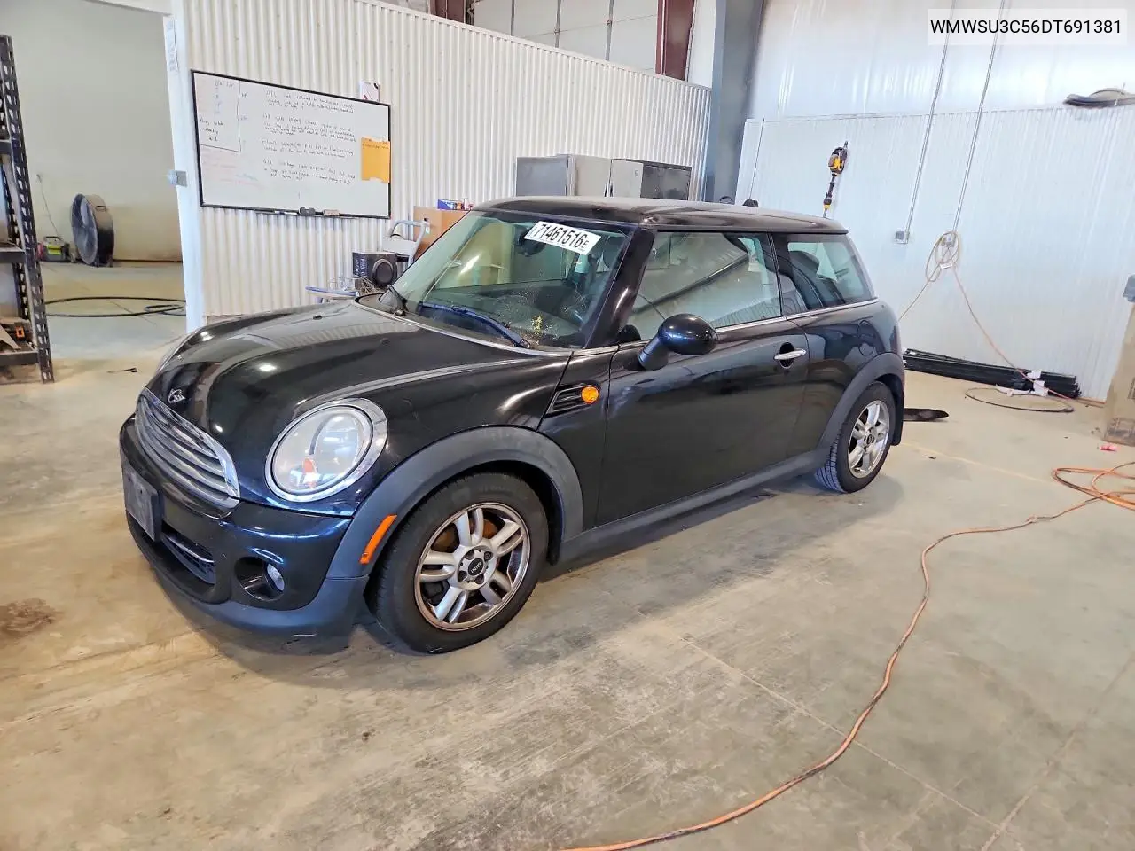 MINI COOPER 2013, VIN WMWSU3C56DT691381