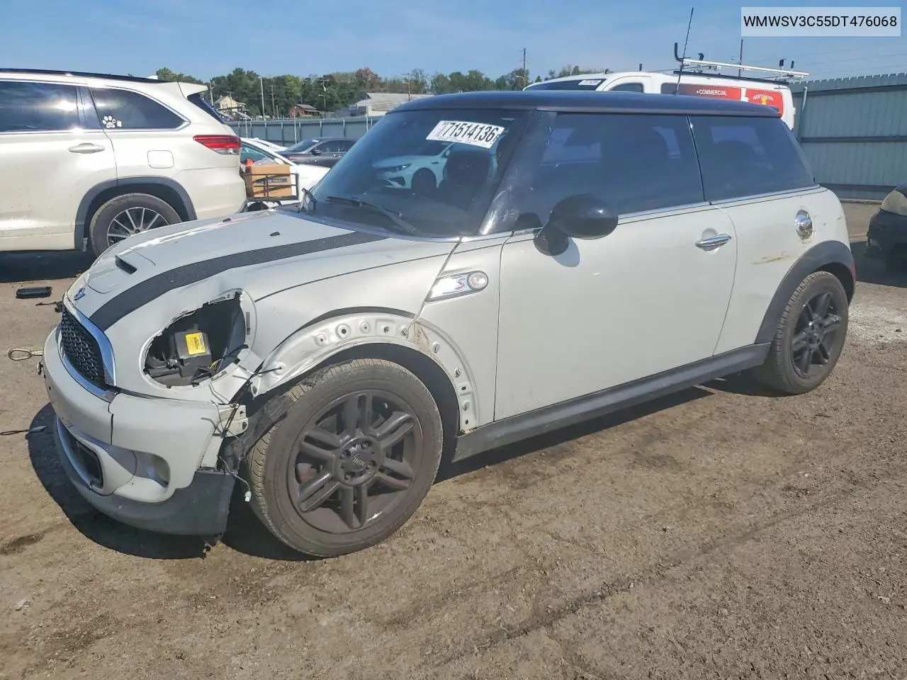 MINI COOPER 2013, VIN WMWSV3C55DT476068