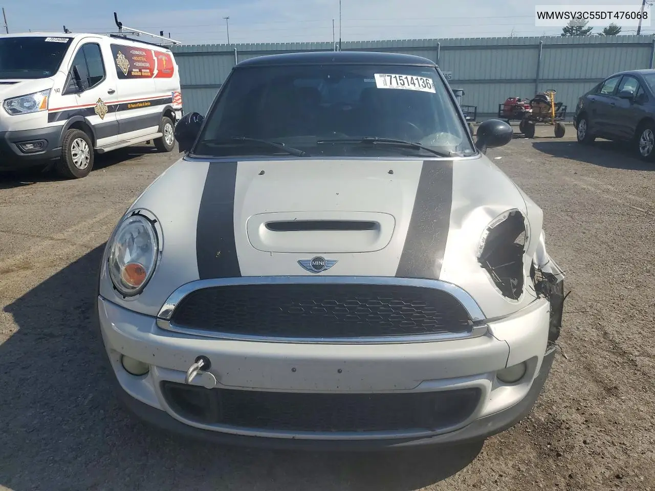 2013 MINI COOPER VIN WMWSV3C55DT476068 — фото 5